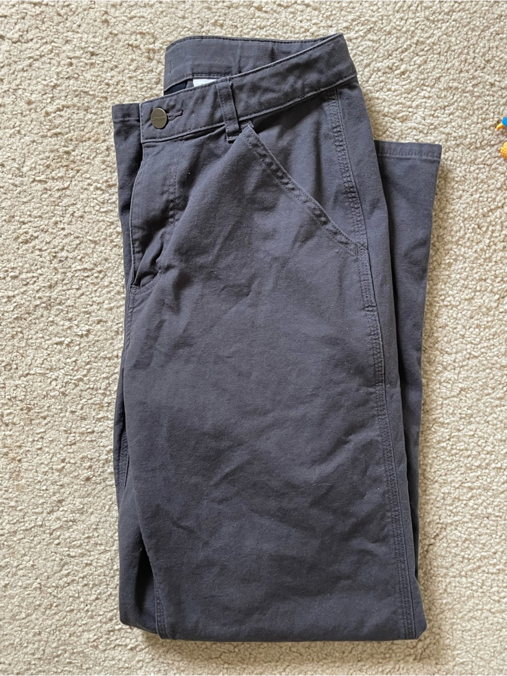 Gray Carhartt Pants
Boys size 16
Excellent Condition